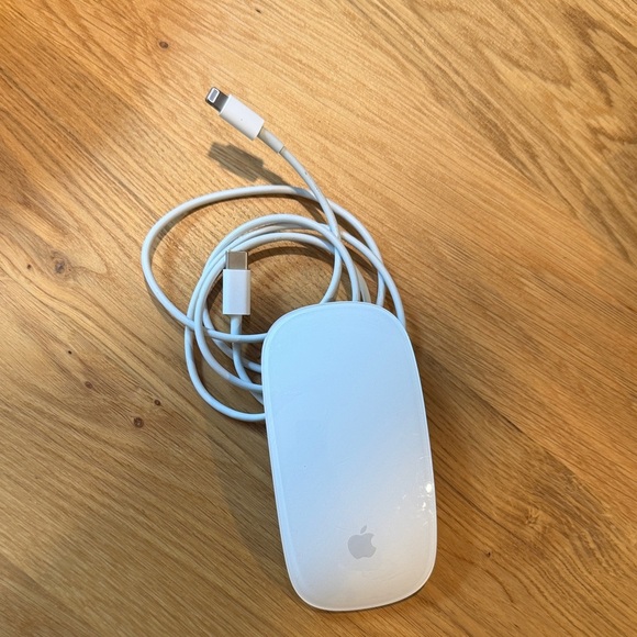 Apple White Magic Mouse with Lightning Cable - Picture 1 of 3